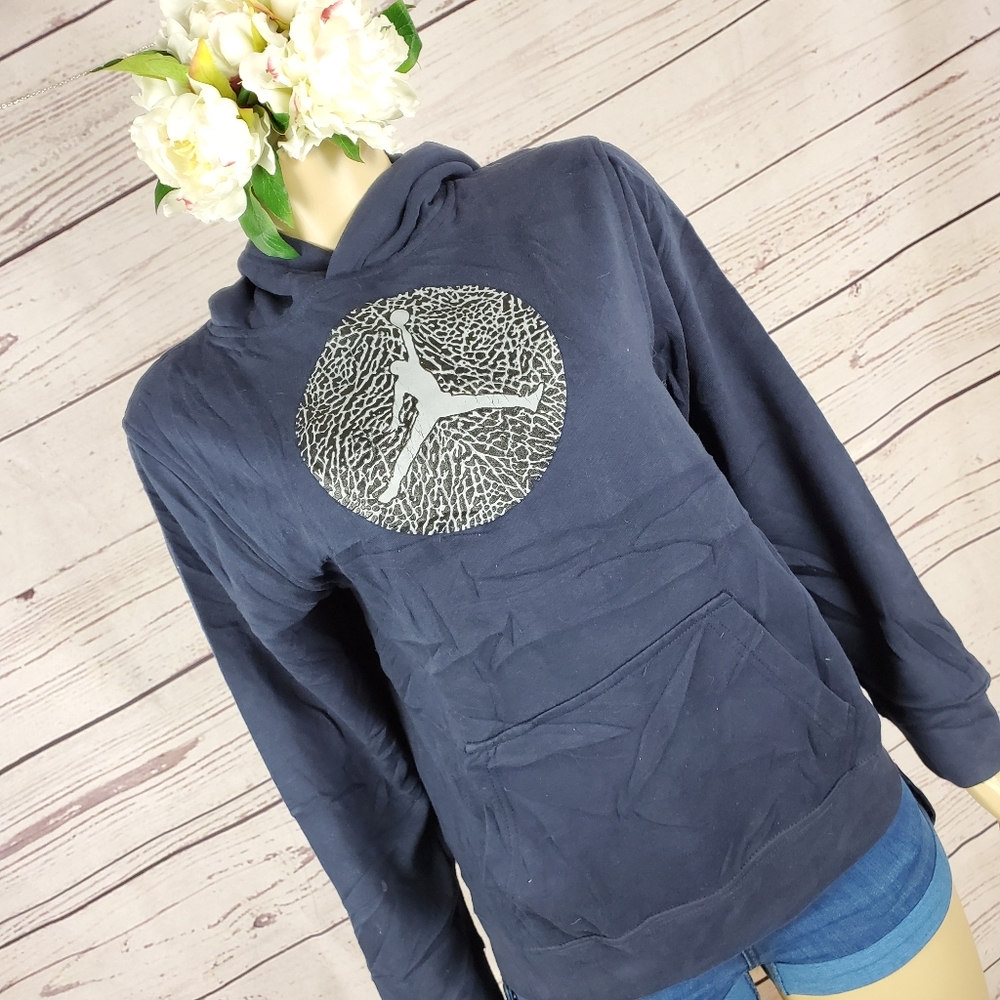 navy blue xl junior hoodie sweatshirt - Picture 5 of 7